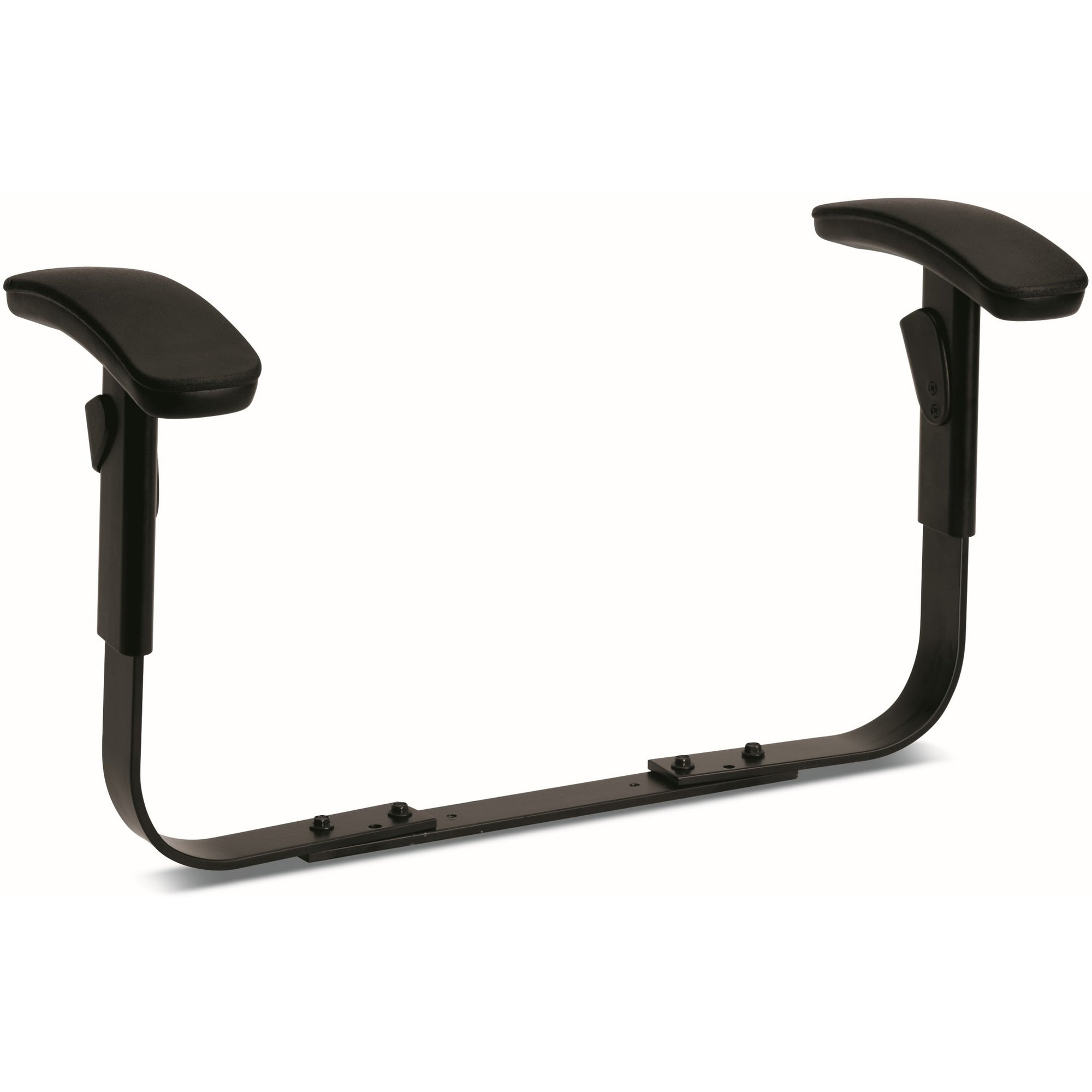 Optional Height-Adjustable T-Arms for HON ComforTask Series Swivel Task Chairs, Black, 2/Set