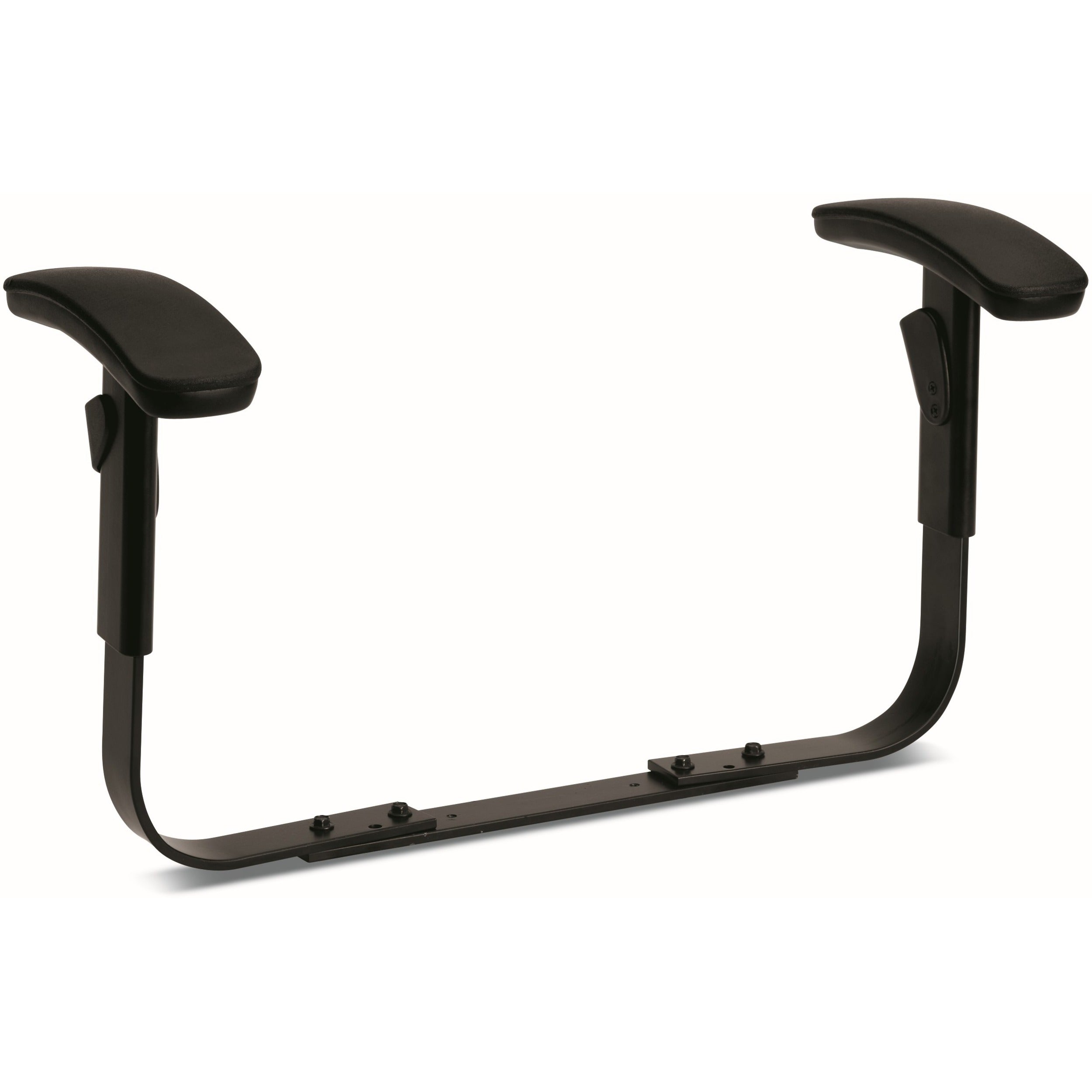 Optional Height-Adjustable T-Arms for HON ComforTask Series Swivel Task Chairs, Black, 2/Set