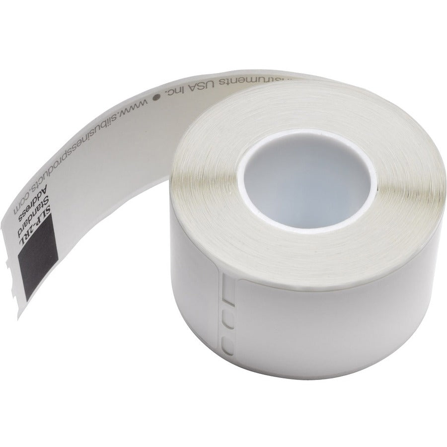 SLP-2RL Self-Adhesive Address Labels, 1.12" x 3.5", White, 130 Labels/Roll, 2 Rolls/Box
