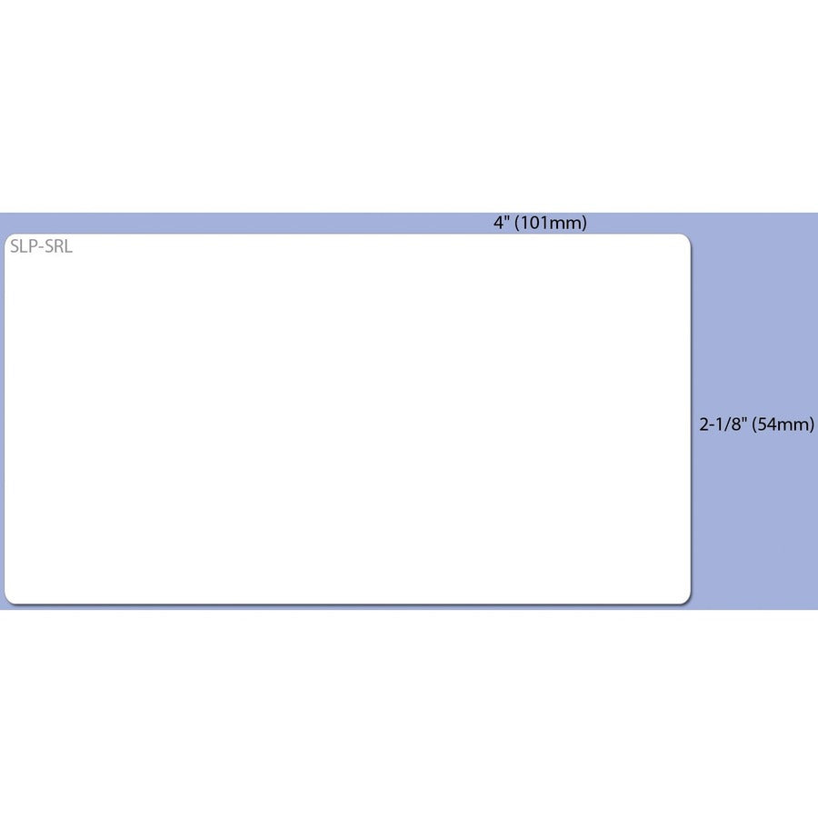 SLP-SRL Self-Adhesive Wide Shipping Labels, 2.12" x 4", White, 220 Labels/Roll