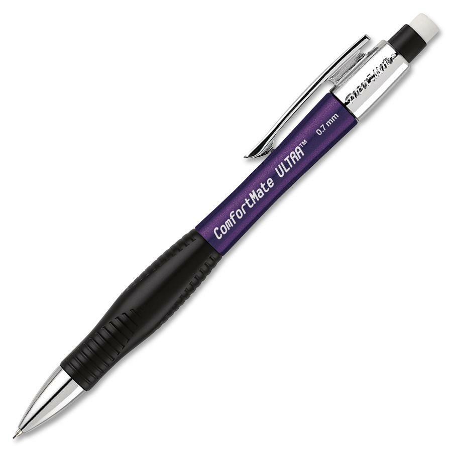 Paper Mate Comfortable Ultra Mechanical Pencils - #2 Lead - 0.7 mm Lead Diameter - Black Lead - Assorted Barrel - 1 / Box - 