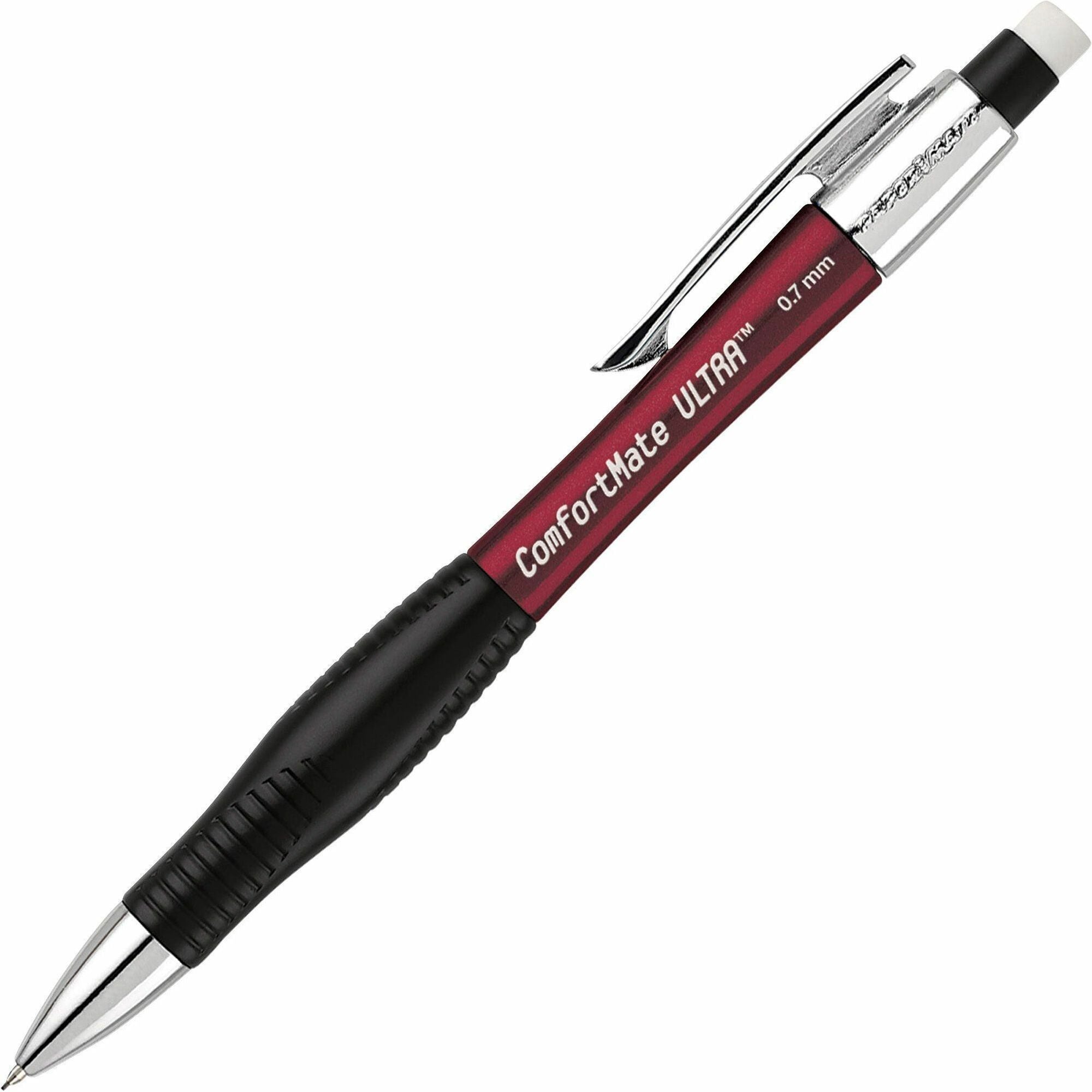 Paper Mate Comfortable Ultra Mechanical Pencils - #2 Lead - 0.7 mm Lead Diameter - Black Lead - Assorted Barrel - 1 / Box