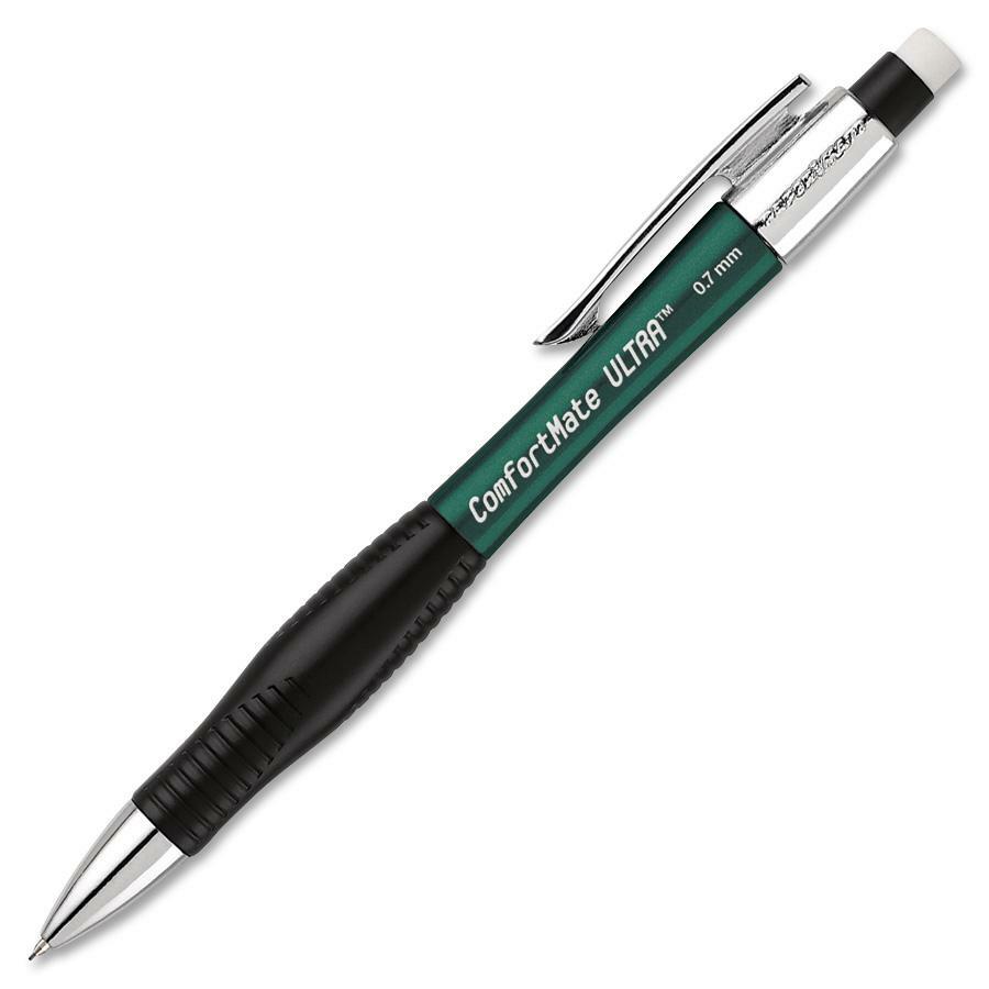 Paper Mate Comfortable Ultra Mechanical Pencils - #2 Lead - 0.7 mm Lead Diameter - Black Lead - Assorted Barrel - 1 / Box - 