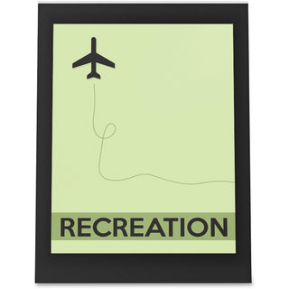 Deflecto Superior Image Bordered Sign Holder - 11" x 8.5" - 1 Each - Clear, Black - 