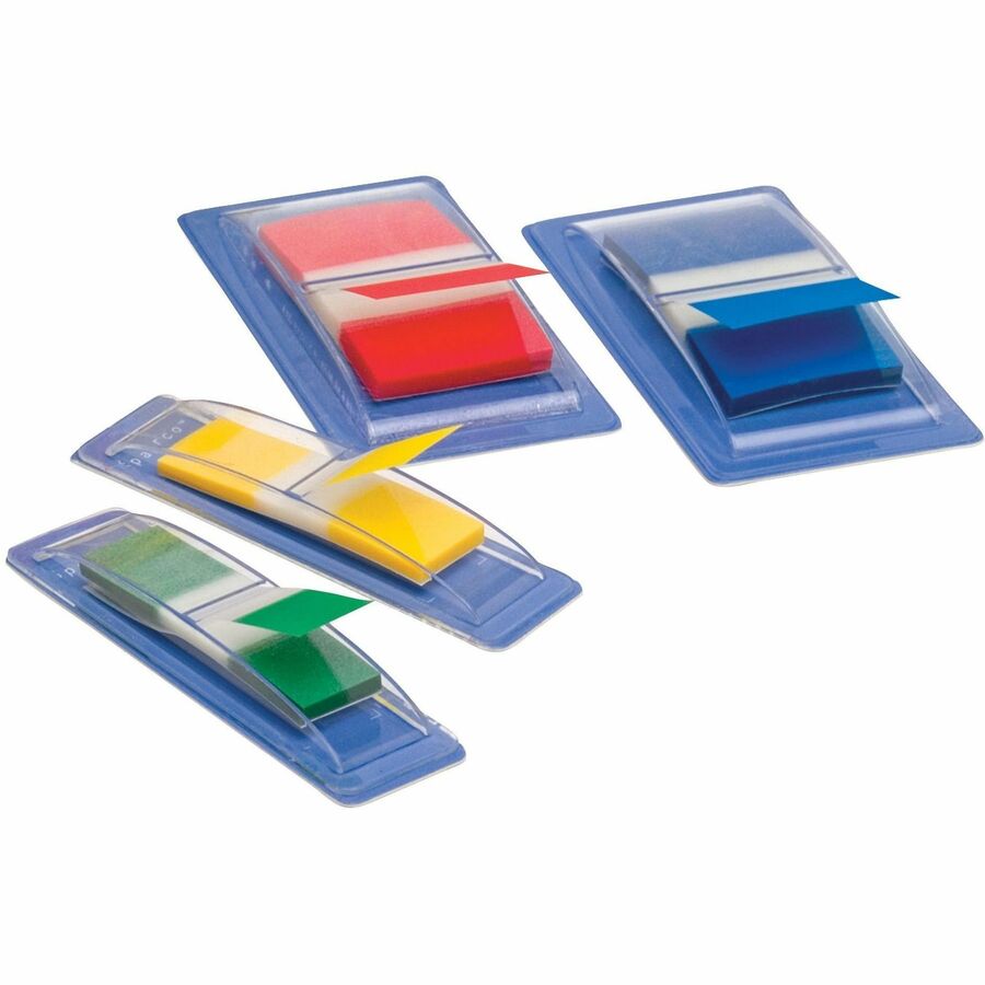 Sparco Removable Flags Combo Pack - 1" , 0.50" - Rectangle - Assorted - Self-adhesive - 270 / Pack - 