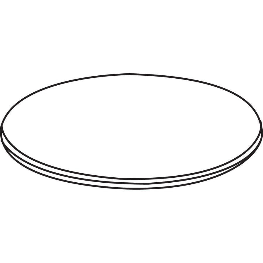 Lorell Essentials Conference Tabletop - For - Table TopLaminated Round, Mahogany Top x 47.25" Table Top Width x 47.25" Table Top Depth x 1.25" Table Top Thickness - 1" Height - Assembly Required - 1 Each - 