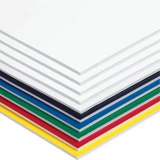 UCreate Foam Board - Craft, Classroom - 20"Height x 30"Width - 10 / Carton - Assorted - Polystyrene
