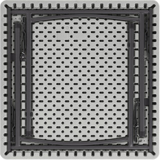Lorell Ultra-Lite Banquet Folding Table - For - Table TopSquare Top - 600 lb Capacity - 29" Height x 36" Width x 36" Depth - Gray, Powder Coated - 1 Each