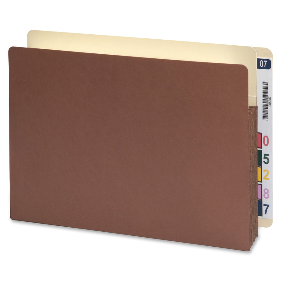 Smead Self-Adhesive End Tab Converters - 3.25" Width x 9.25" Length - Manila Divider - Recycled - 200 / Box - 