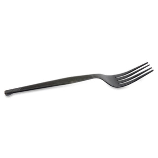 Dixie - Plastic Tableware, Heavy Mediumweight Forks, Black, 100/Box, Sold as 1 BX - 3