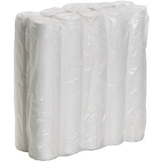 Dixie Large Reclosable Hot Cup Lids by GP Pro - Round - Plastic - 100 / Pack - White - 