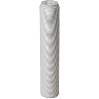 Dixie Large Reclosable Hot Cup Lids by GP Pro - Round - Plastic - 100 / Pack - White - 