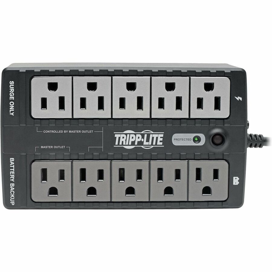ECO Series Energy-Saving Standby UPS, 10 Outlets, 550 VA, 316 J