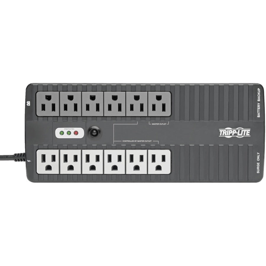 ECO Series Energy-Saving Standby UPS with USB, 12 Outlets, 750 VA, 420 J