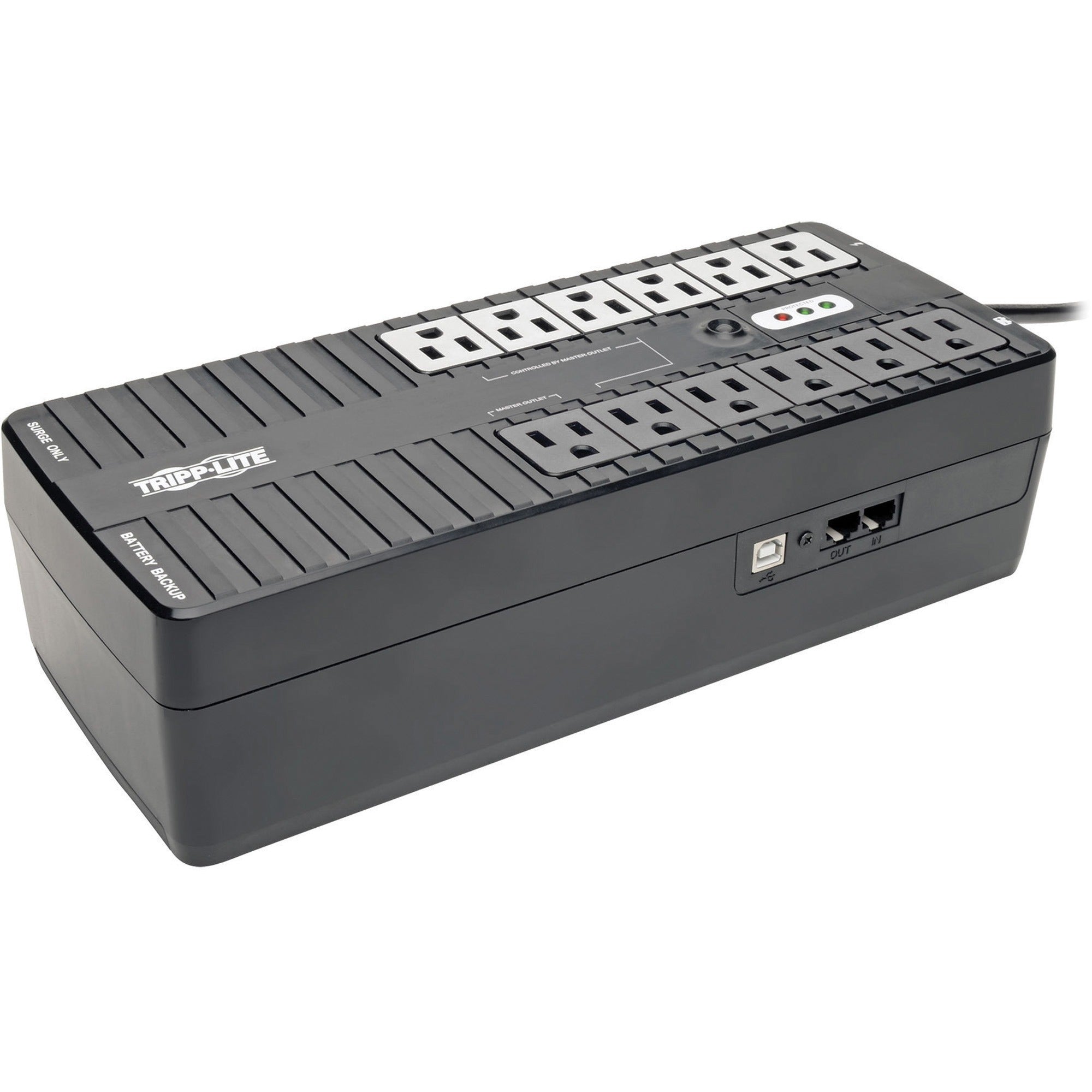 ECO Series Energy-Saving Standby UPS with USB, 12 Outlets, 750 VA, 420 J