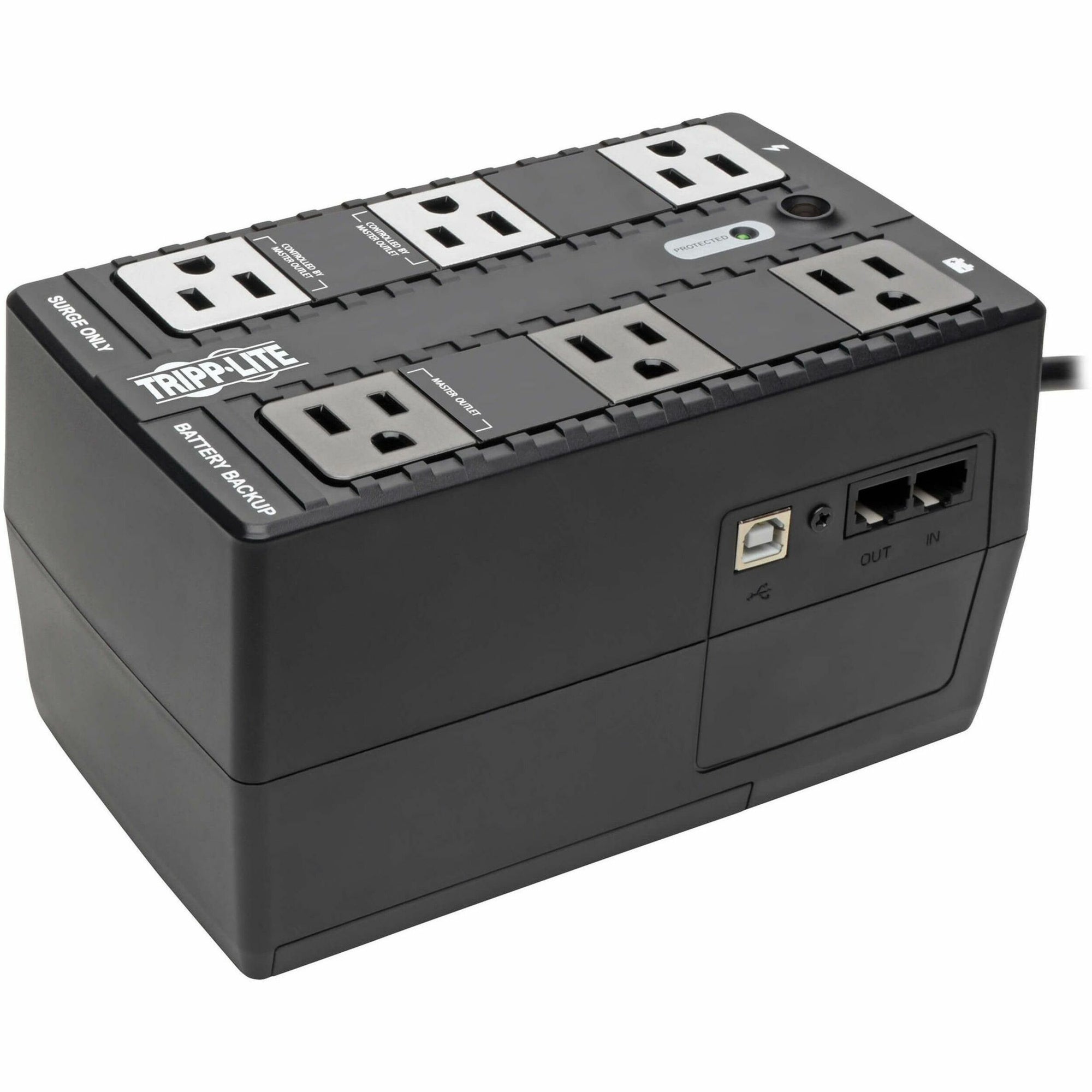 ECO Series Energy-Saving Standby UPS, 6 Outlets, 350 VA, 316 J