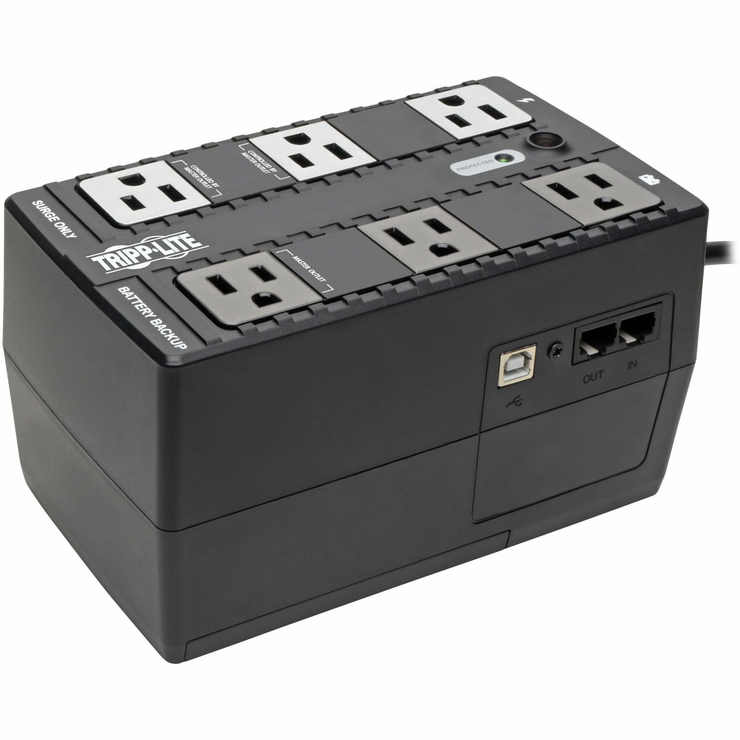 ECO Series Energy-Saving Standby UPS, 6 Outlets, 350 VA, 316 J