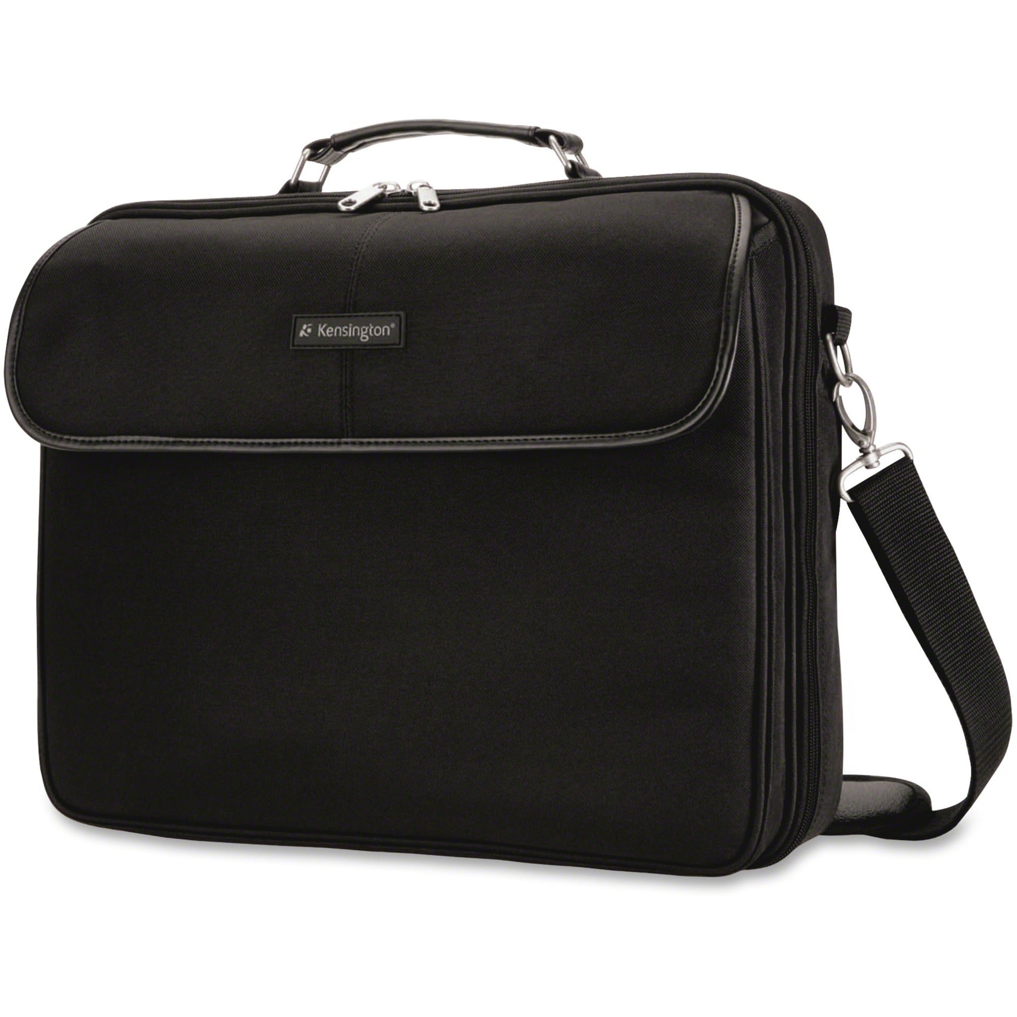 Simply Portable 30 Laptop Case, Fits Devices Up to 15.6", Polyester, 15.75 x 3 x 13.5, Black