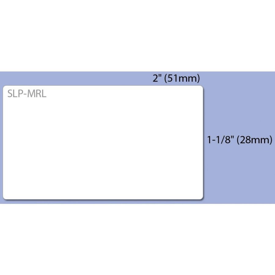 SLP-MRL Self-Adhesive Multipurpose Labels, 1.12" x 2", White, 220 Labels/Roll, 2 Rolls/Box