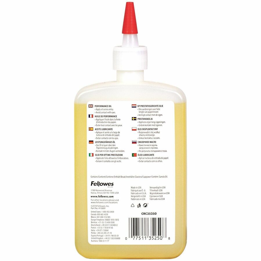 Powershred Performance Oil, 12 oz Bottle with Extension Nozzle