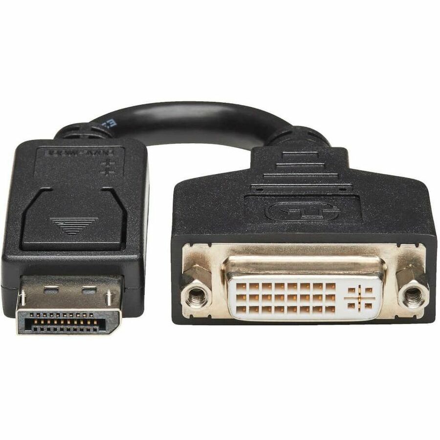 Tripp Lite by Eaton DisplayPort to DVI Adapter Video Converter DP-M to DVI-I-F 6in - DP to DVI for DP-M to DVI-I-F