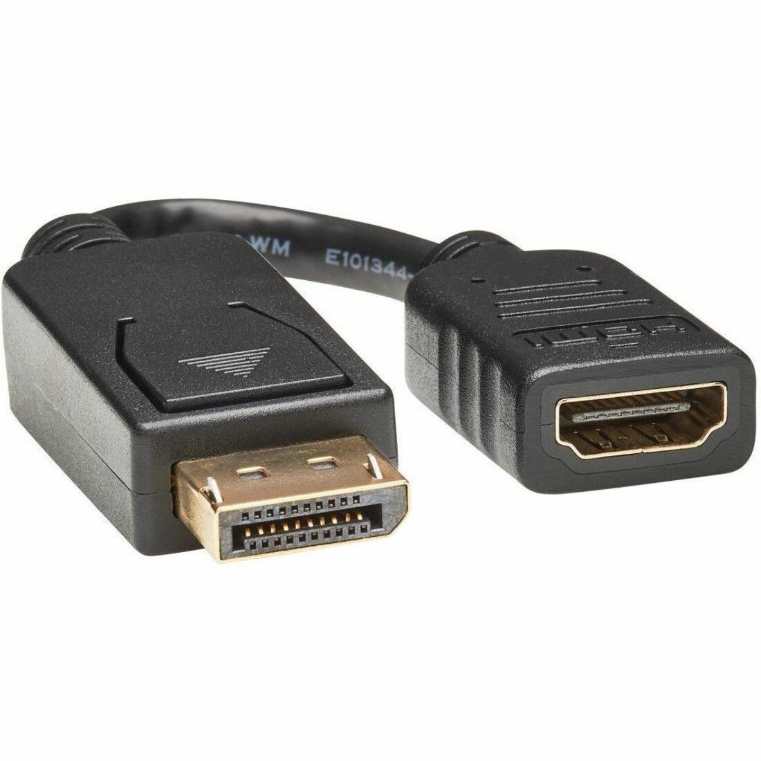 DisplayPort to HDMI Adapter Cable, 6", Black