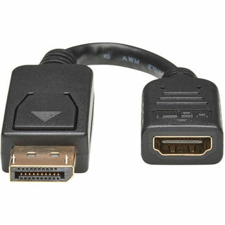 DisplayPort to HDMI Adapter Cable, 6", Black