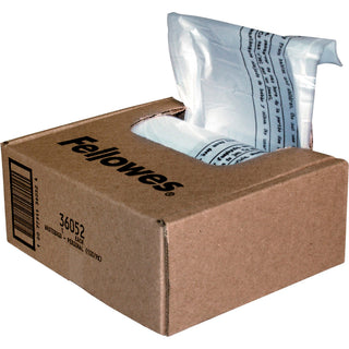 Shredder Waste Bags, 6-7 gal Capacity, 100/Carton