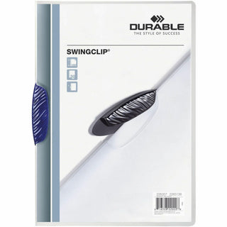 Swingclip Clear Report Cover, Swing Clip, 8.5 x 11, Clear/Clear, 25/Box