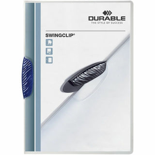 Swingclip Clear Report Cover, Swing Clip, 8.5 x 11, Clear/Clear, 25/Box