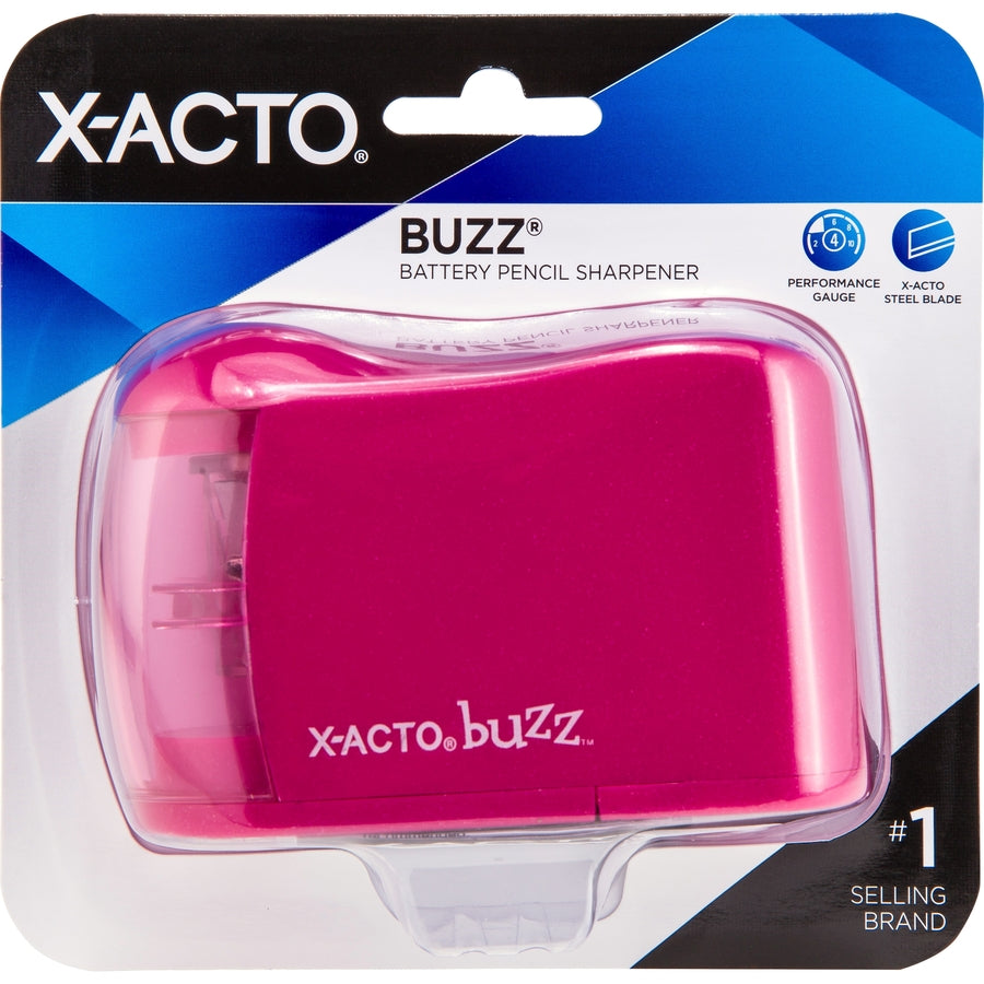 Elmer's Exacto Buzz Pencil Sharpener - Handheld - Assorted - 1 Each - 