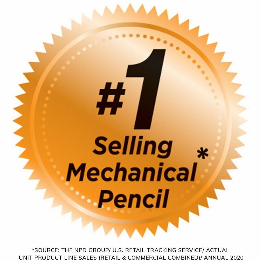 BIC Top Advance Mechanical Pencils - #2 Lead - 0.7 mm Lead Diameter - Assorted Barrel - 10 / Pack