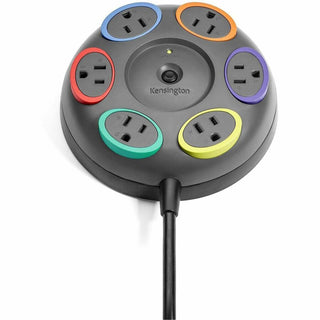 Kensington SmartSockets Tabletop Surge Protector - 6 x NEMA 5-15R - 1500 J - 16 ft