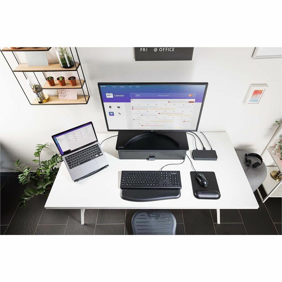 Keyboard for Life Slim Spill-Safe Keyboard, 104 Keys, Black