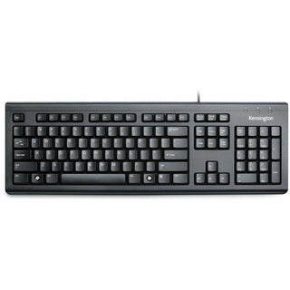 Keyboard for Life Slim Spill-Safe Keyboard, 104 Keys, Black