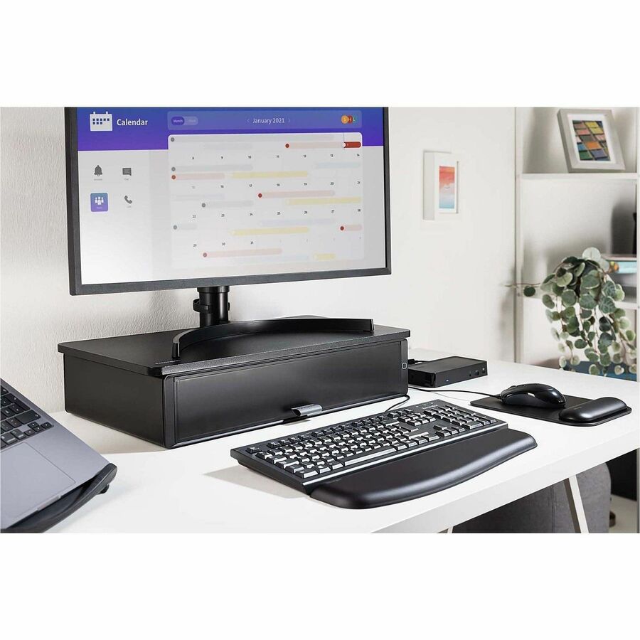 Keyboard for Life Slim Spill-Safe Keyboard, 104 Keys, Black