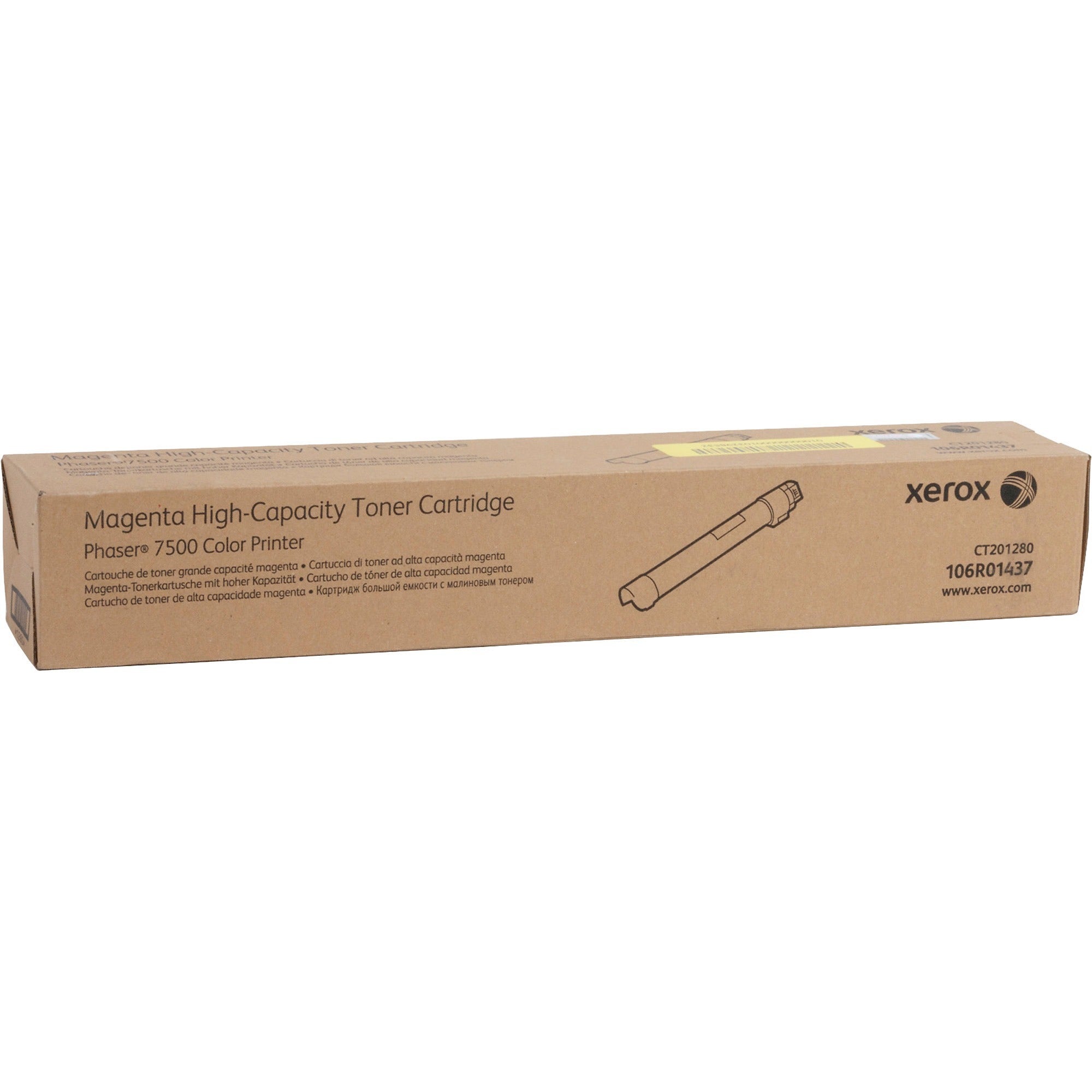 106R01437 High-Yield Toner, 17,800 Page-Yield, Magenta