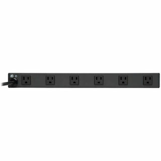 Tripp Lite by Eaton Power Strip Rackmount Metal 120V 5-15R Right Angle 12 Outlet 1U - NEMA 5-15P - 12 NEMA 5-15R