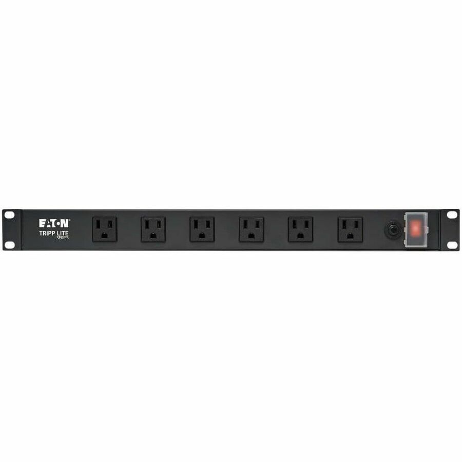 Tripp Lite by Eaton Power Strip Rackmount Metal 120V 5-15R Right Angle 12 Outlet 1U - NEMA 5-15P - 12 NEMA 5-15R