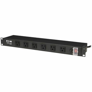 Tripp Lite by Eaton Power Strip Rackmount Metal 120V 5-15R Right Angle 12 Outlet 1U - NEMA 5-15P - 12 NEMA 5-15R