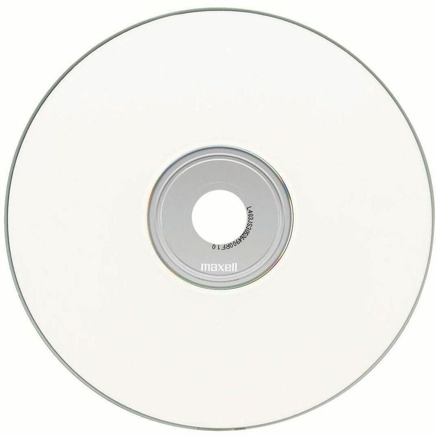 CD-R Printable Recordable Disc, 700 MB/80 min, 48x, Spindle, Matte White, 100/Pack