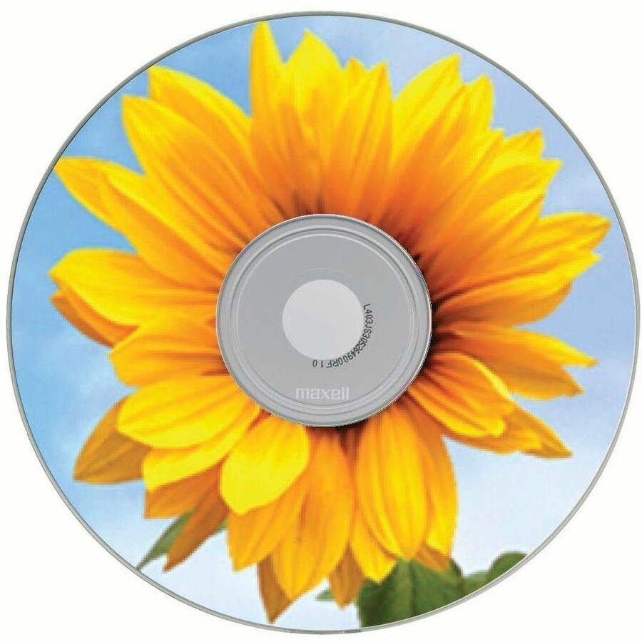 CD-R Printable Recordable Disc, 700 MB/80 min, 48x, Spindle, Matte White, 100/Pack