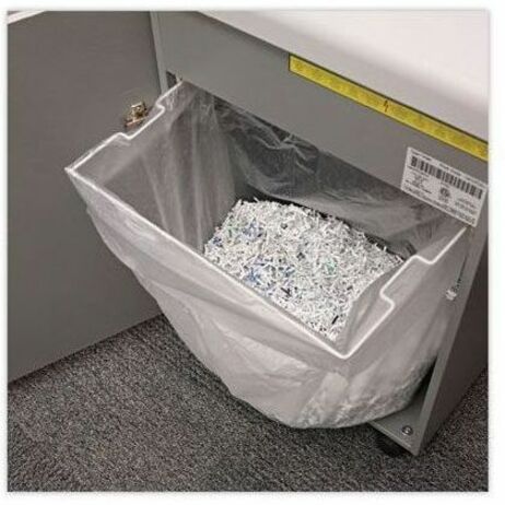 High-Density Shredder Bags, 25-33 gal Capacity, 100/Box