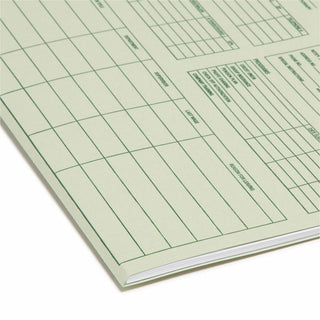 Smead Straight Tab Cut Letter Recycled Top Tab File Folder - 8 1/2" x 11" - Moss - 10% Recycled - 20 / Pack - 