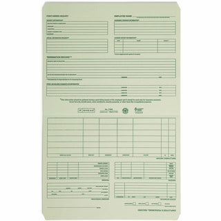 Smead Straight Tab Cut Letter Recycled Top Tab File Folder - 8 1/2" x 11" - Moss - 10% Recycled - 20 / Pack - 