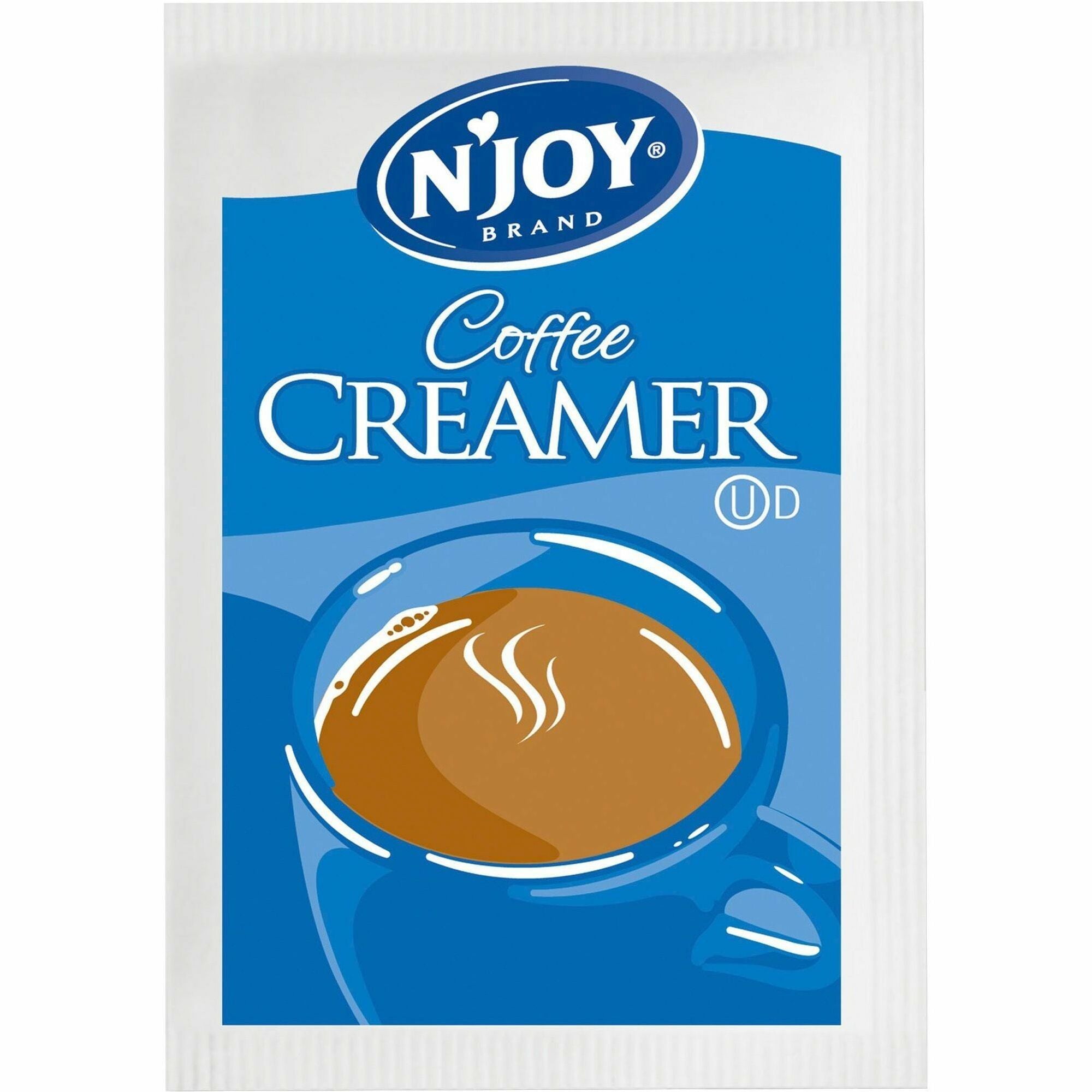 Njoy N'Joy Nondairy Creamer Packets - 0 lb (0.07 oz) - 1000/Box - 