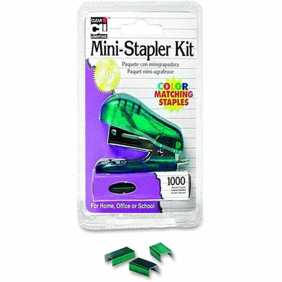 CLI Mini Stapler Kits Counter Display - 1 Each - Assorted - 