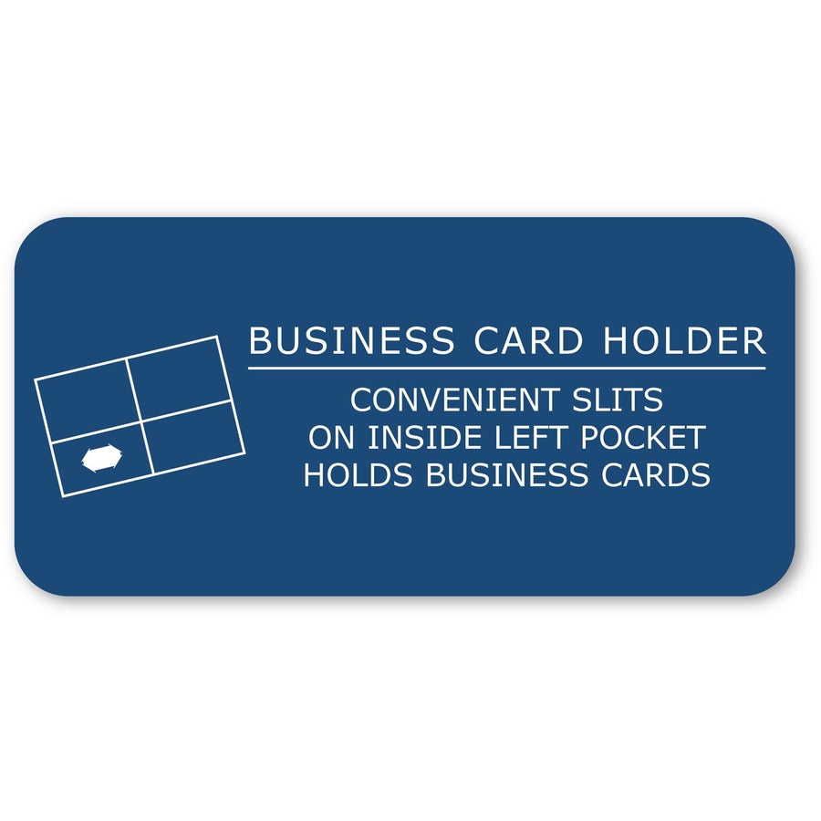 Roaring Spring Letter Pocket Folder - 8 1/2" x 11" - 50 Sheet Capacity - 2 Internal Pocket(s) - Paper - Assorted - 100 / Carton