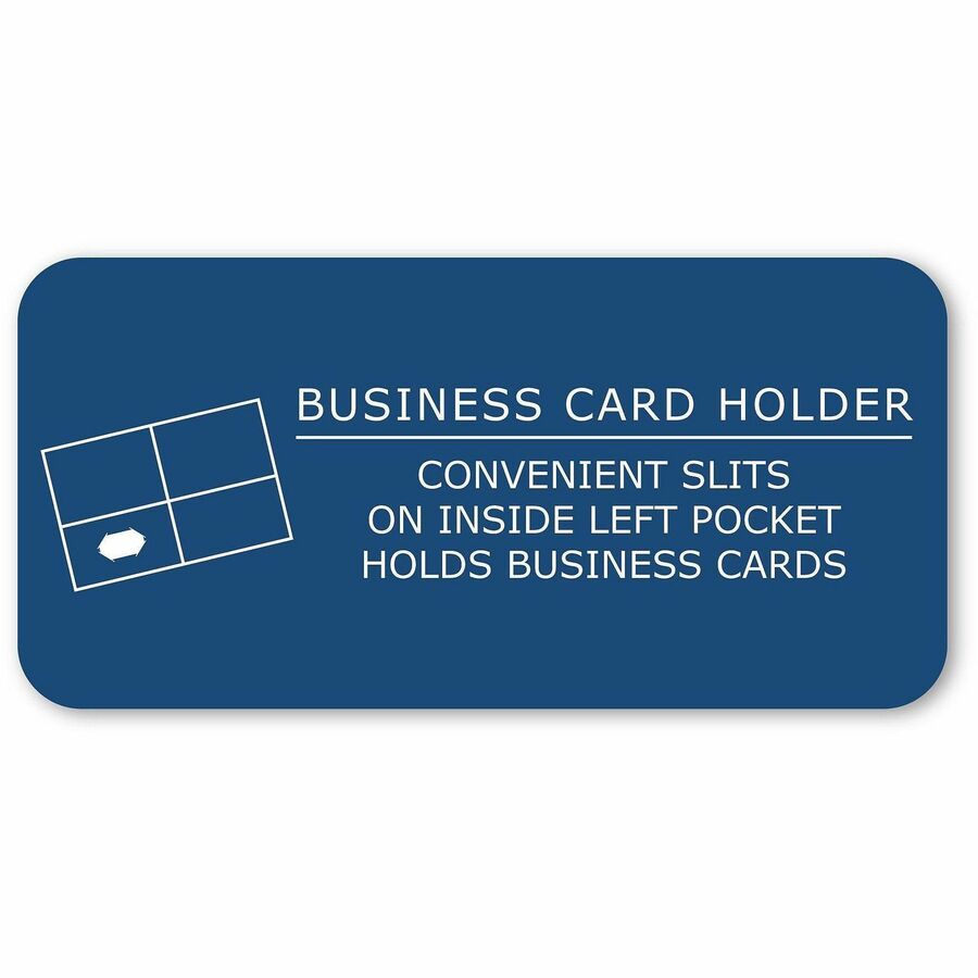 Roaring Spring Letter Pocket Folder - 8 1/2" x 11" - 50 Sheet Capacity - 2 Internal Pocket(s) - Paper - Assorted - 100 / Carton