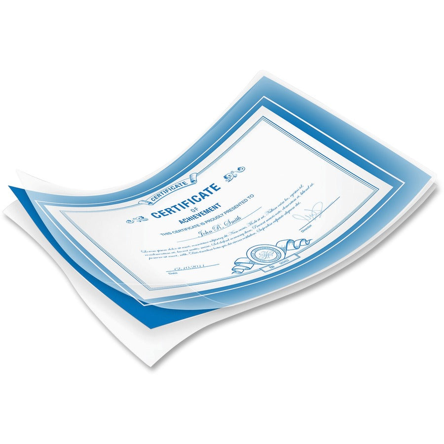 Laminating Pouches, 7 mil, 9" x 11.5", Gloss Clear, 100/Pack